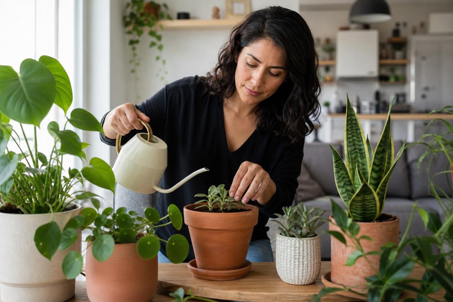 Cómo regar tus plantas en maceta sin ahogarlas ni secarlas