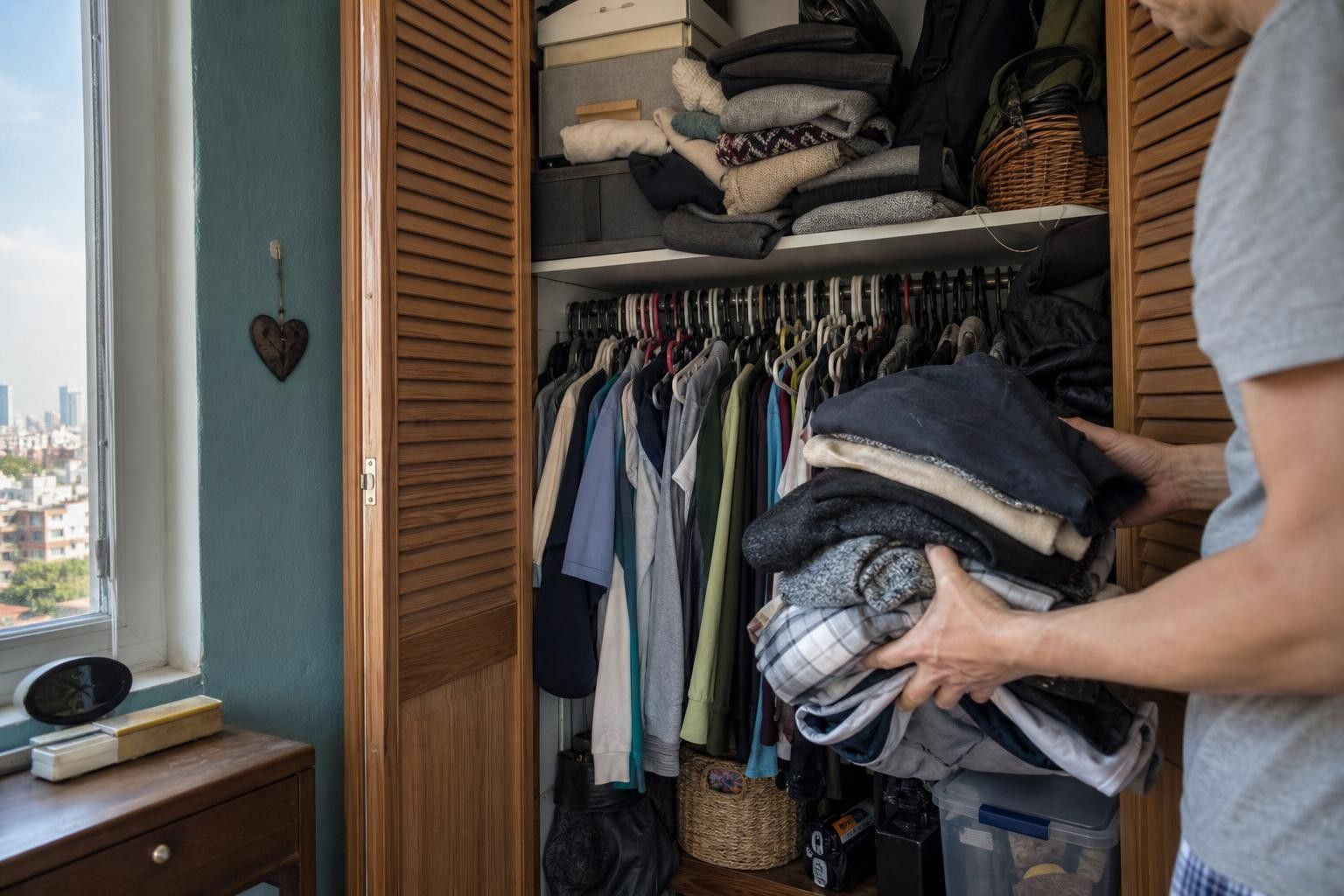 Errores al organizar el clóset que te quitan espacio