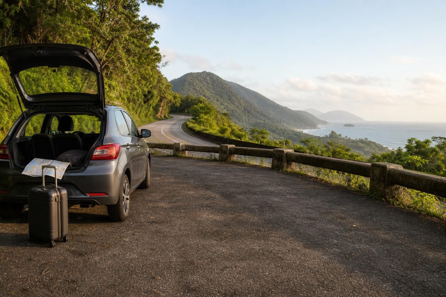 Um bom destino para viagem de carro depende de mais do que estrada