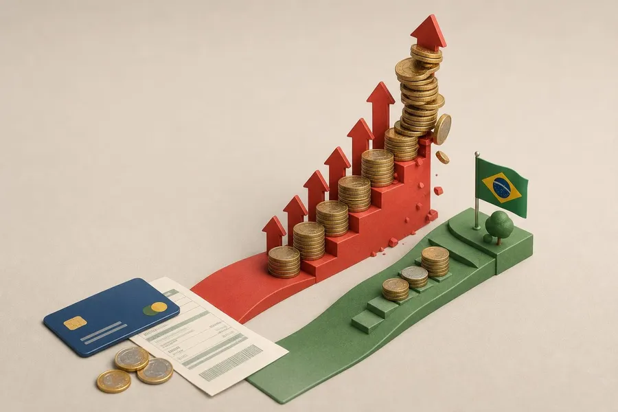 Rotativo do cartão ou parcelamento da fatura qual sai mais caro