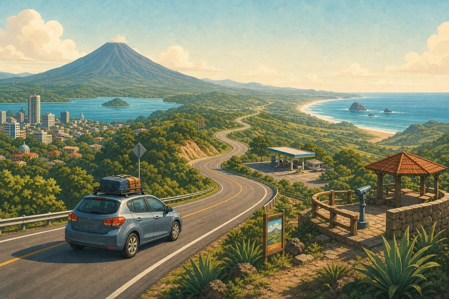 Escapadas en carro desde San Salvador para una salida corta