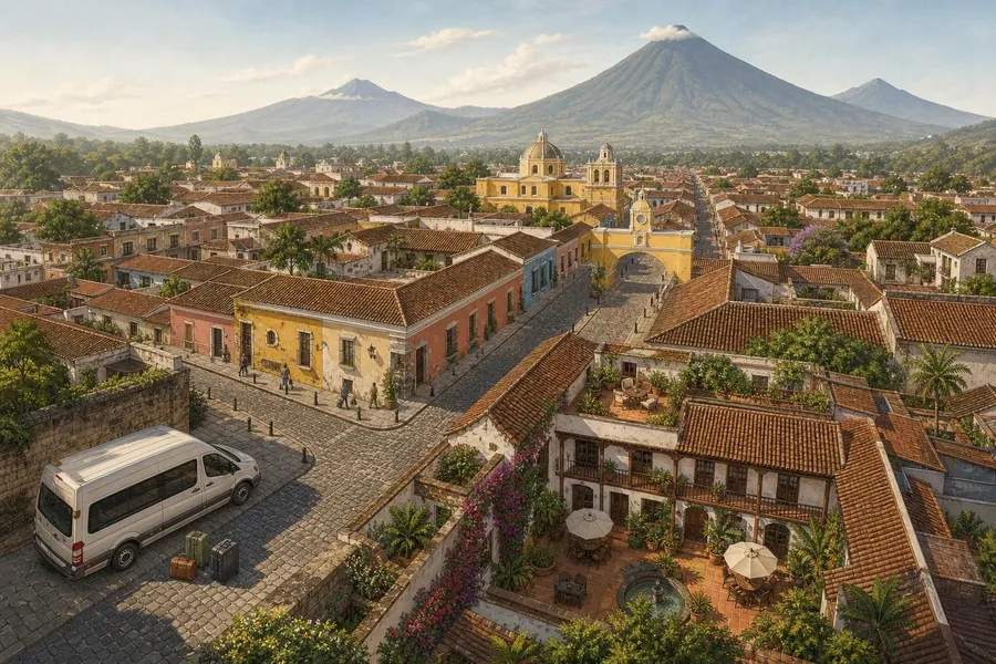 Dónde hospedarte en Antigua Guatemala si no llevas carro