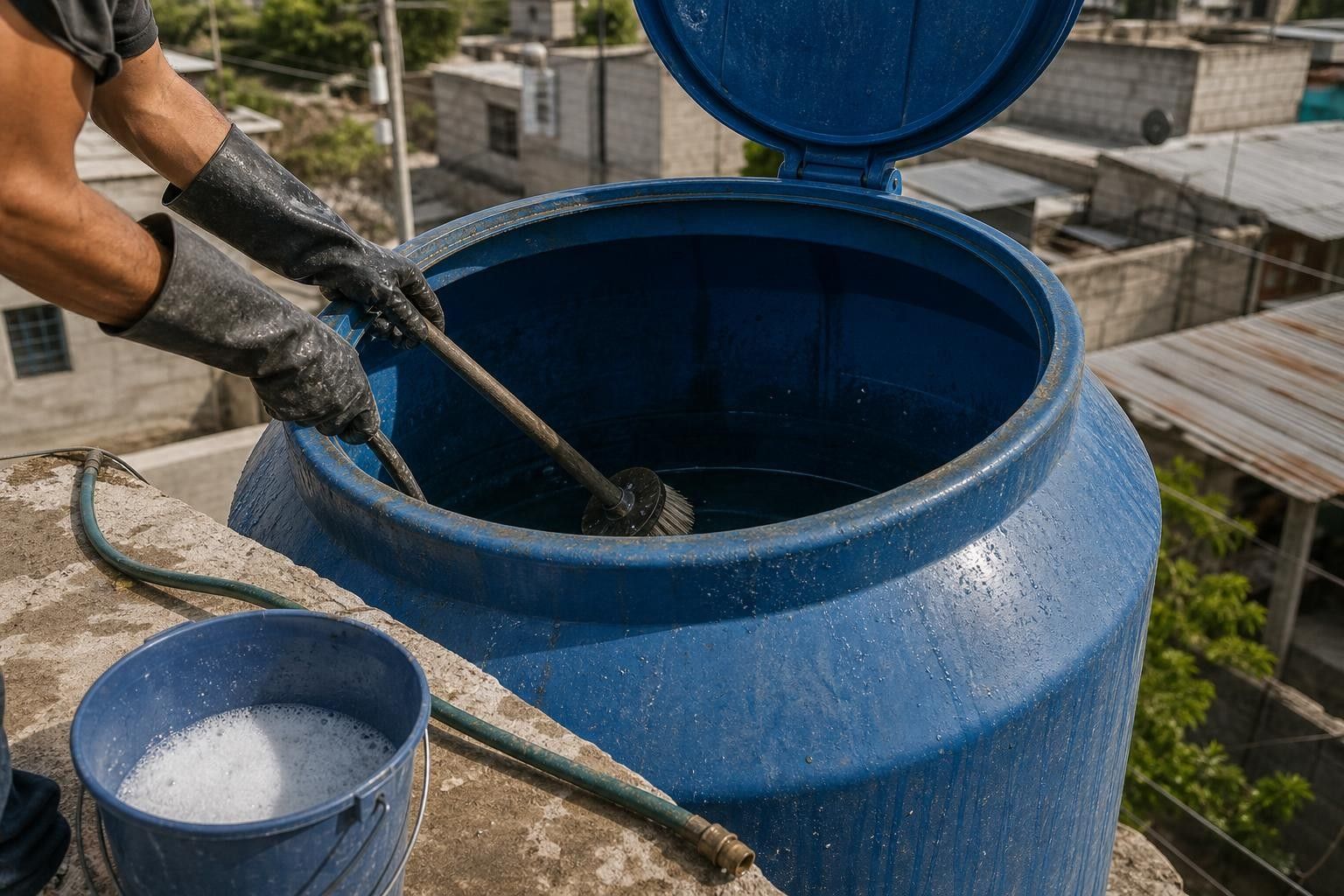 Cada cuánto limpiar el tanque de agua de casa