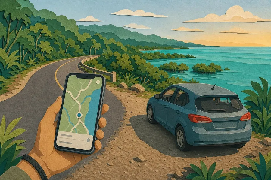 Offline maps for Belize trips that save mobile data