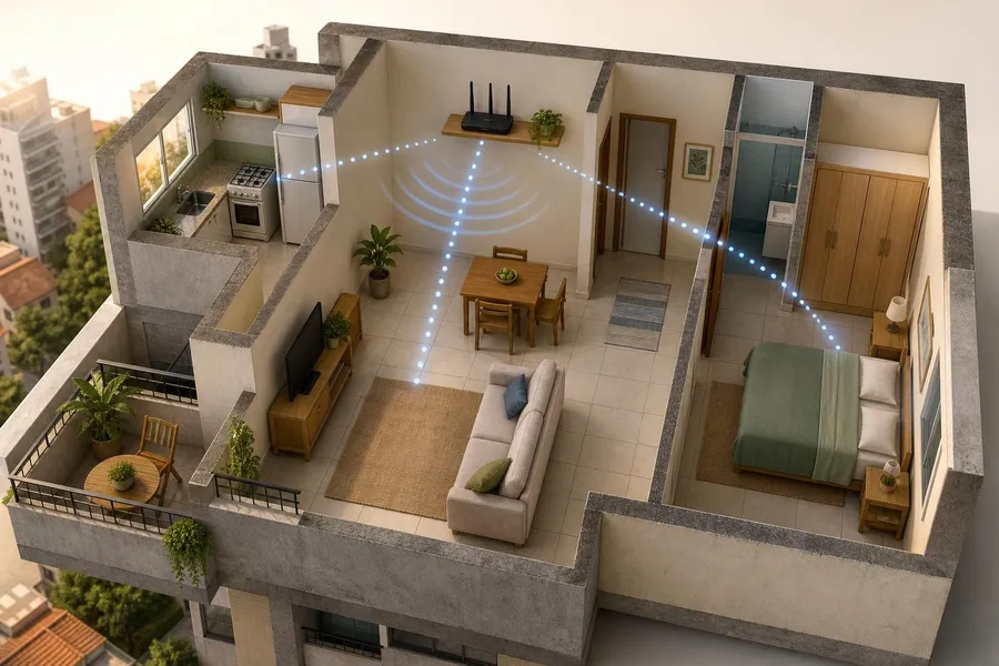 Onde colocar o roteador para melhorar o Wi-Fi em casa