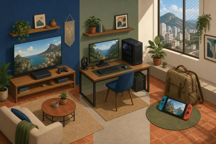 Console, PC ou portátil qual combina com seu jeito de jogar