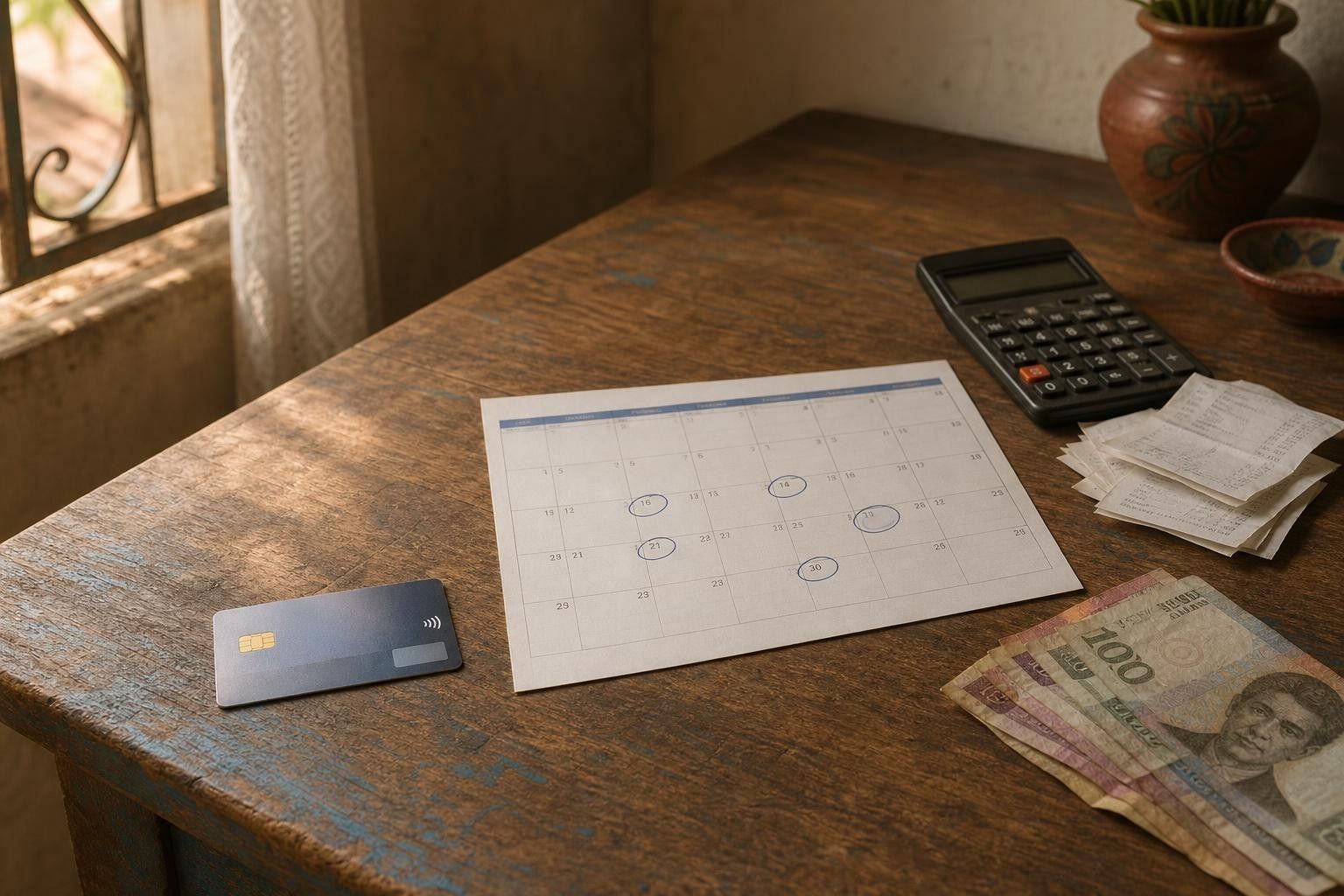 La diferencia entre la fecha de corte y la fecha de pago de tu tarjeta